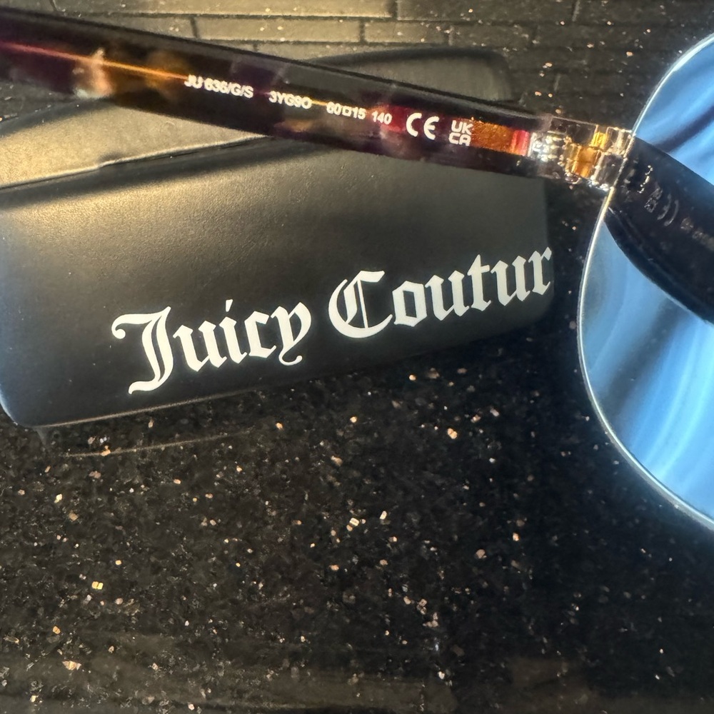 Juicy Couture Black and Silver Sunglasses - Picture 3 of 4